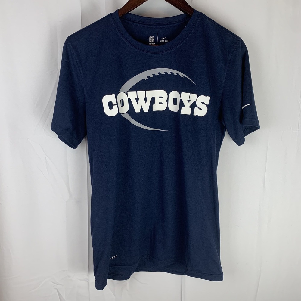 Nike Dri-Fit NFL Team Apparel Dallas Cowboys Short Sleeve T Shirt. Men's‎ Small
